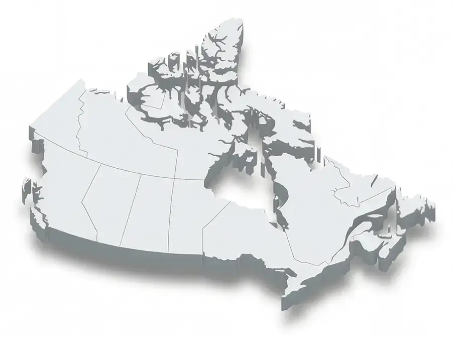 canada map
